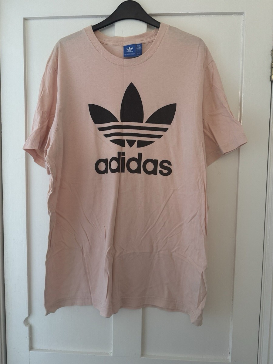 Depop Adidas Rose Gold Trefoil Shirt Rose Gold Adidas Shirt Sale