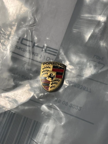 NEW GENUINE KEY FOB INSERT SMALL LOGO EMBLEM BADGE FOR PORSCHE 911 996 991 957