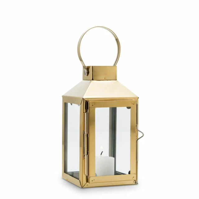 Gold Glass Lanterns Holders