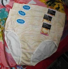 3 NEW BALI COMFORT REVOLUTION ST62 SmoothTec COOL COMFORT HI-CUT PANTIES M/6