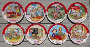 8-DANBURY-MINT-CAMPBELL-KIDS-SOUP-PLATES-LIMITED-EDITION-ALL-SAME-NUMBER-E165