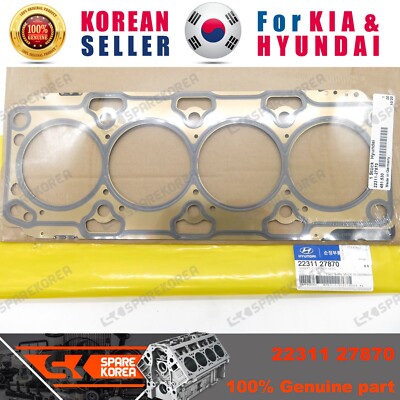 Genuine/OEM 2231127870 GASKET-CYLINDER HEAD for Hyundai