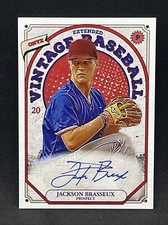 2023 Onyx Vintage Extended #OVJB Jackson Brasseux Blue Auto