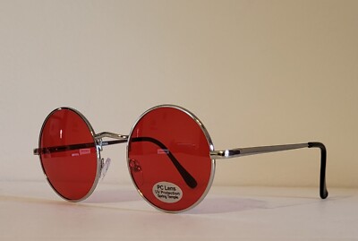 Stylish Red Women\'s Sunglasses - Classic Round Frame Amazon.com: Kursan Red Circle Glasses/Small Round Polarized  main image 4