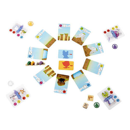 Haba Games Mix Max Rallye Kinder Strategie Brettspiel zwei bis vier Spieler - Bild 2 von 2
