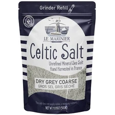 Le Marinier Celtic Salt Dry Grey Coarse Sea Salt 1.1lb - 18oz. +82 Minerals U...