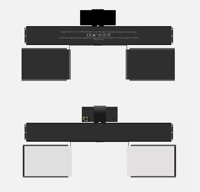 Battery for MacBookPro10,2 MacBook Pro 13.3 inch MD212ZP/A MD212X/A 020-7652-A