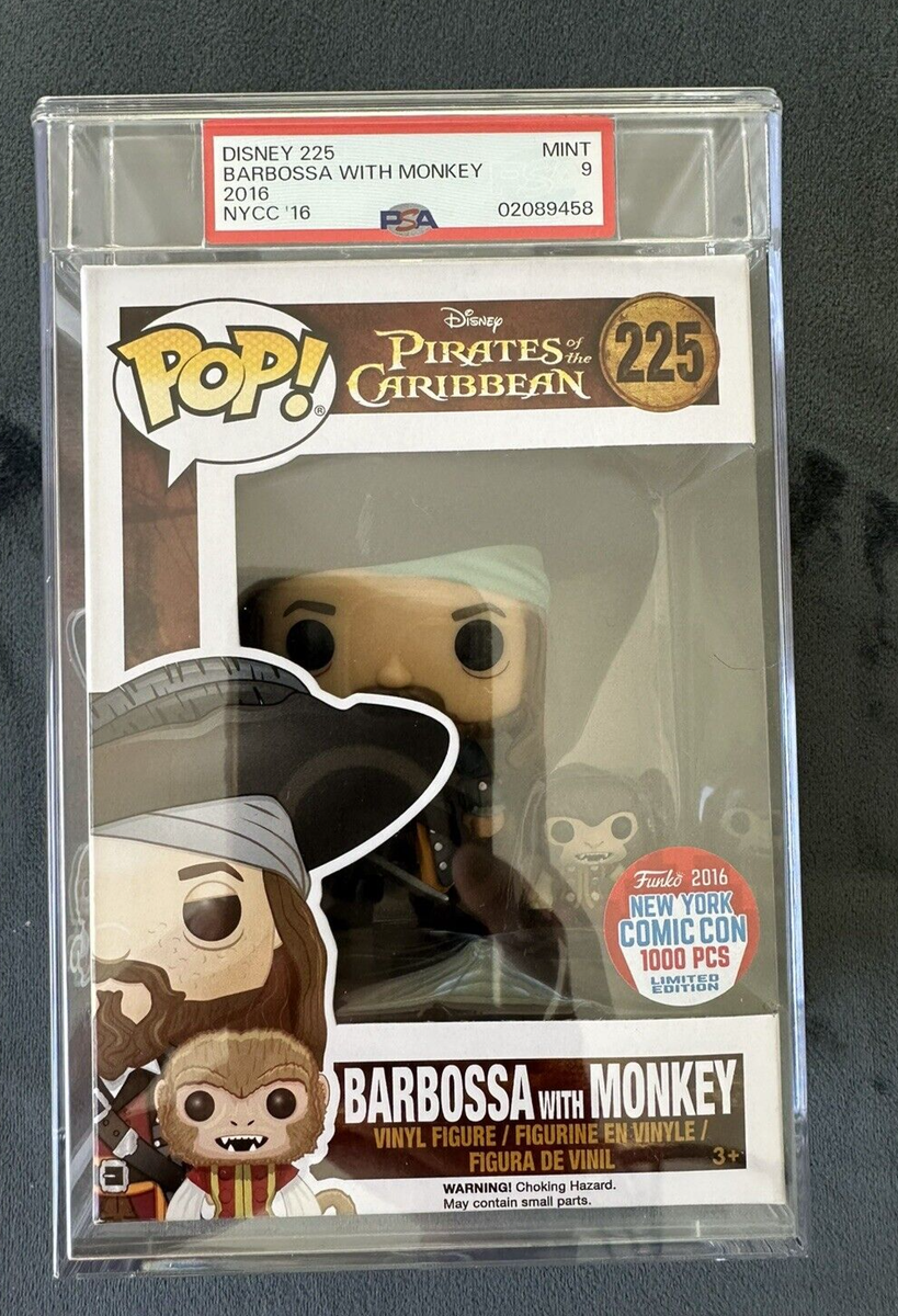 Funko Pop! Pirates Of The Caribbean Barbossa With Monkey #225 2016