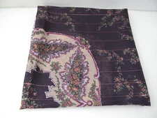 VNTG OLGA GRECO LARGE SHAWL SCARF 46 X 46 INCHES BEAUTIFUL ETHNIC FLORAL C-12