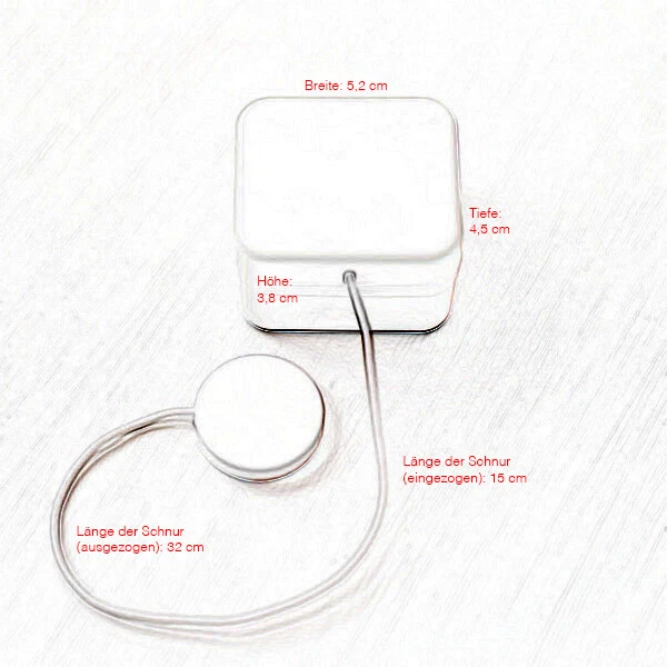 Musikdose, Spieluhr, Spielwerk zum Einnähen: Melodie zum Aussuchen wasserfest - Bild 2 von 4