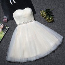 NEW Evening Formal Party Ball Gown Prom Bridesmaid Short Mini Host Dress