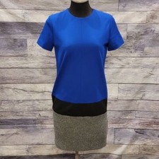 Vince Camuto Women's blue and black striped dress size 2