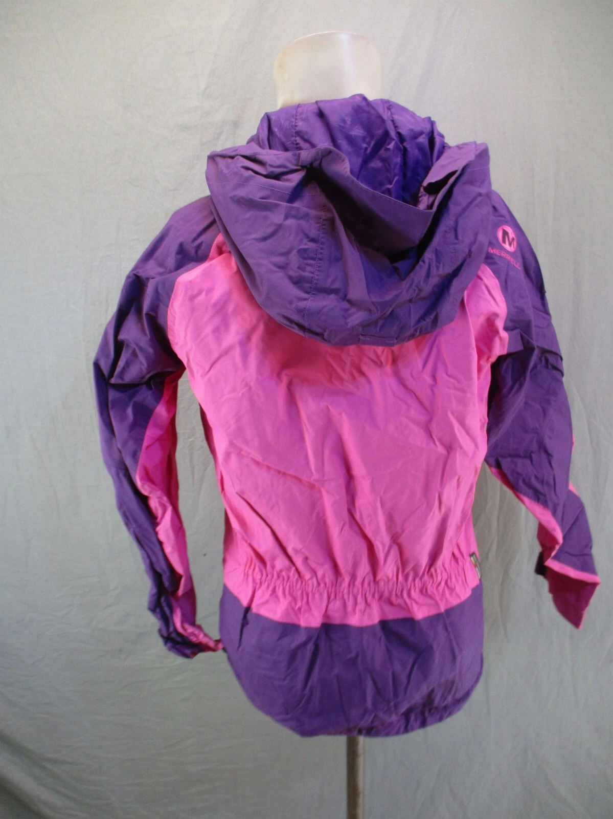 merrell full zip stand collar pocket windbreaker jacket