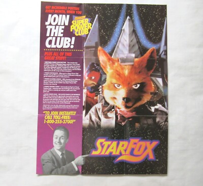 m*3様 NINTENDO 本体 ゲーム　販促用　宣伝ポスター　セット　...m STAR FOX Original Full Color Promo Poster SNES NINTENDO | eBay