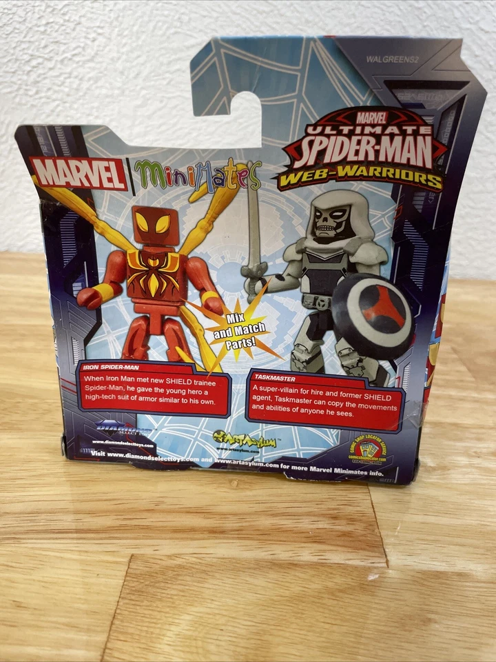 Minimates Iron Spider-Man y Taskmaster Ultimate Web-Warriors - T3 Foto 2 de 4