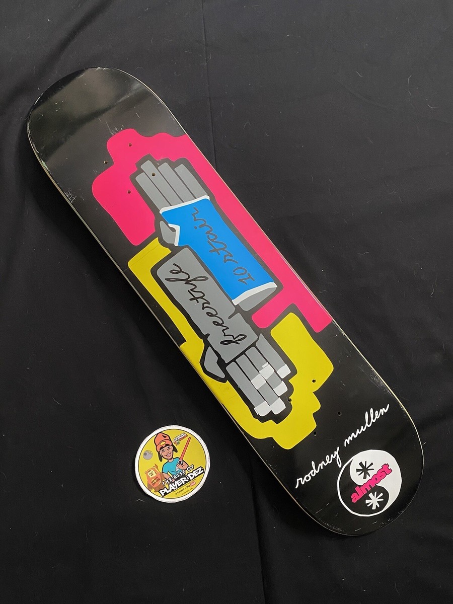 Almost Rodney Mullen スケートボード　値下げ聞きます SUPER RARE Rodney Mullen Almost Skateboard Deck Riddler DC