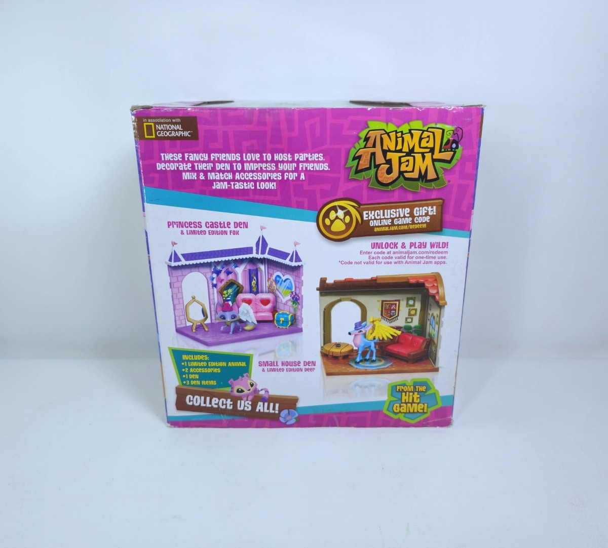 Animal Jam Small House Den Limited Edition Winged Deer Playset W