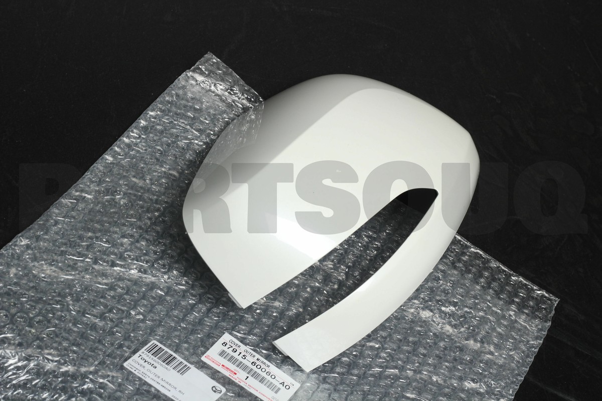 8791560060A0 Genuine Toyota COVER, OUTER MIRROR, RH 87915-60060-A0 