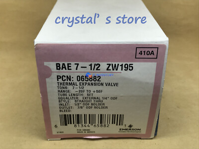 1PCS NEW EMERSON Valve BAE 7-1/2 ZW195