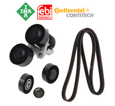 Belt Tensioner Assembly Idler Pulley Drive Belt Kit Oem For Bmw 135i 335i Is Xi