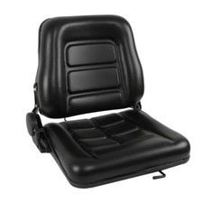Fold Down Tractor Forklift Seat Excavator with Adjustable Angle Back Universal