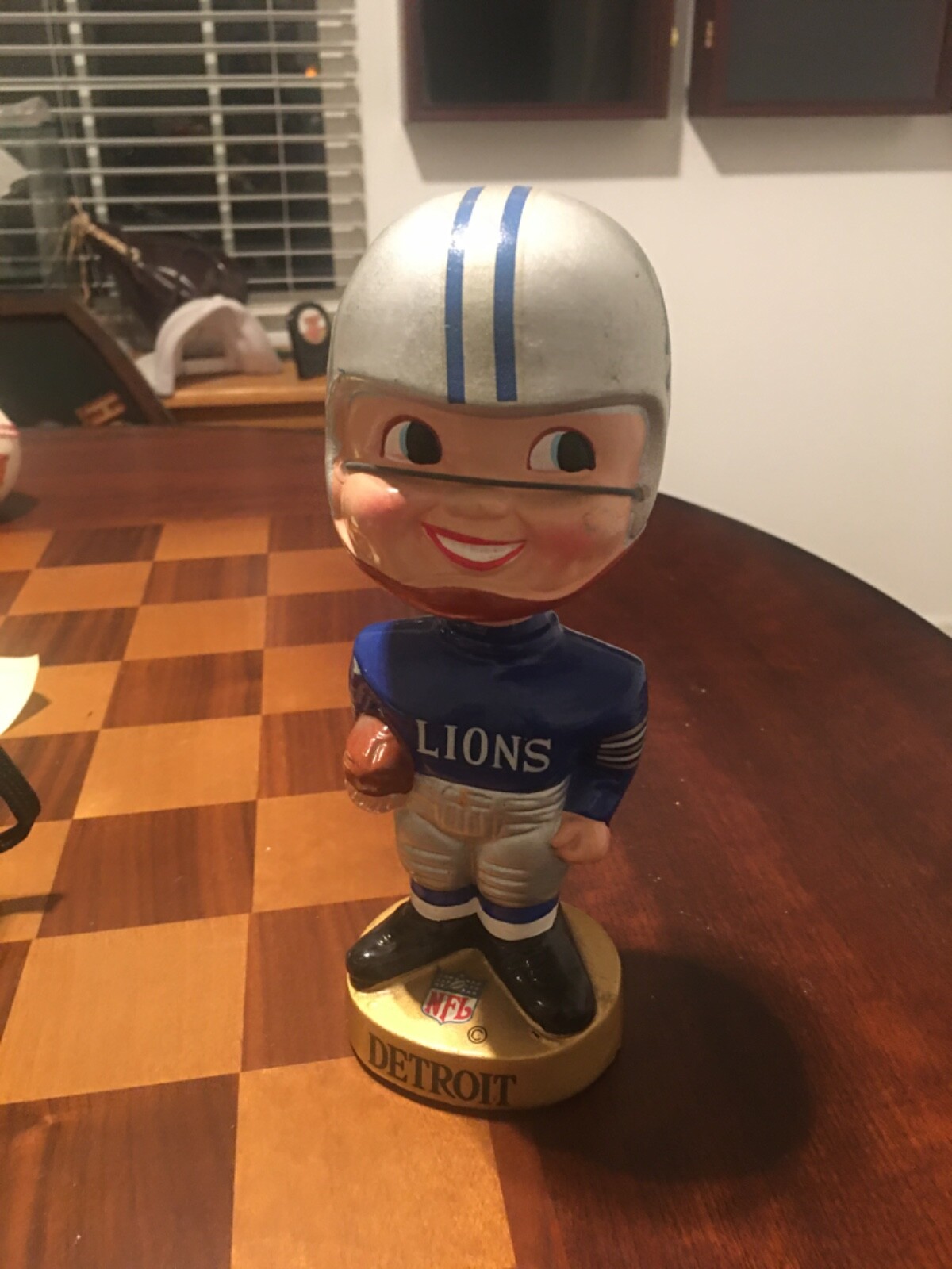 Rare vintage 1960s Detroit lions nodder nfl bobbleheads eBay