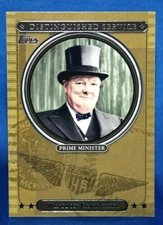 2007 Topps Distinguished Service Winston Churchill Prime Minister United Kingdom