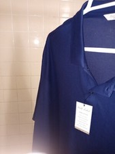 Big and tall new navy blue polo shirt size 4xl big
