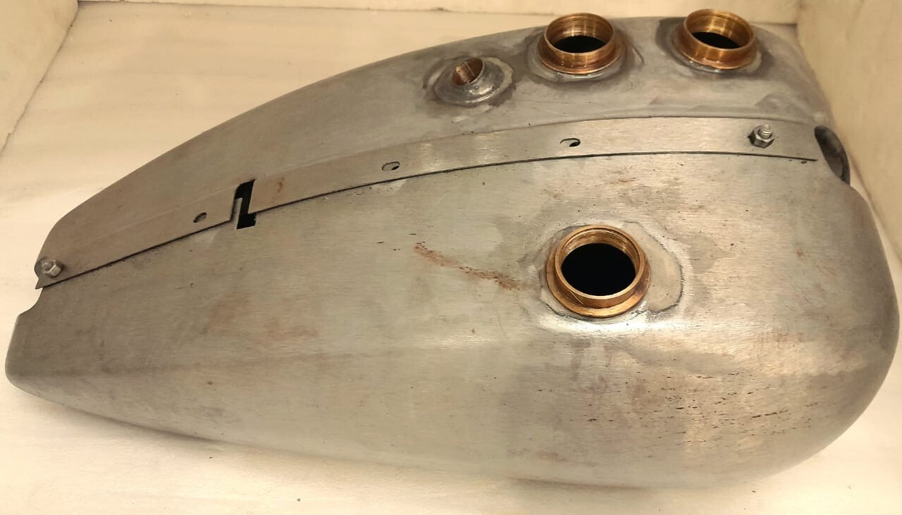 Rl Dl HARLEY DAVIDSON V VL VLH VLD RL DL PETROL FUEL TANK 1930's TIN PLATED ...