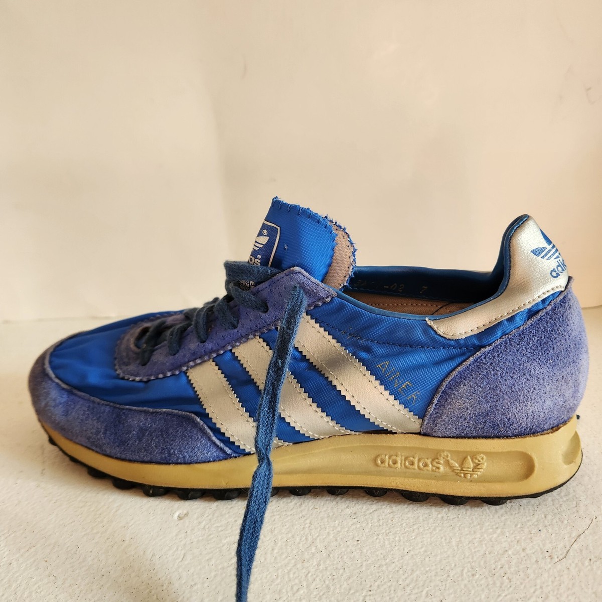 Adidas Vintage TRX Trainer 70s/80s BLUE Women's 7 - Made In