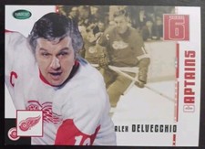 2003 - 2004 Parkhurst Alex Delvecchio Original Six Captains #72 Hockey Card