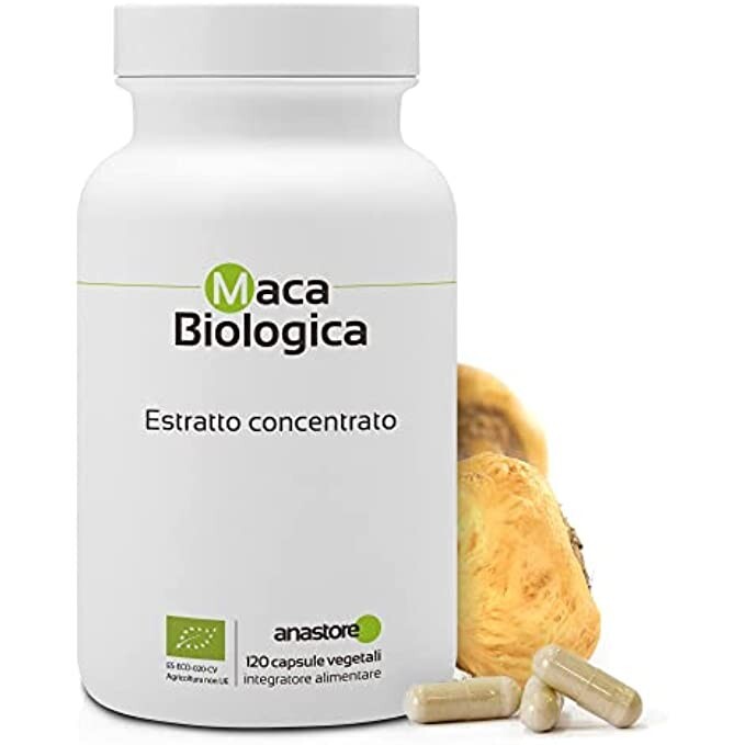 Maca Peruviana Bio 500mg | 120 Caps Estratto 4:1 per Performance e Sport