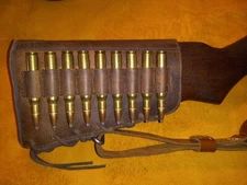 Lever Action Bolt Action Leather Rifle Recoil Cheek Pad Made In The USA