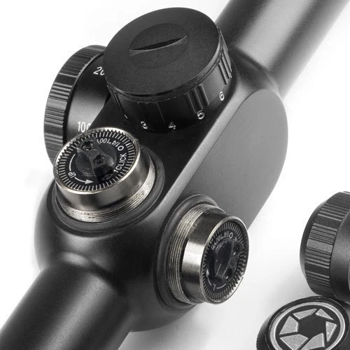 Mira telescópica táctica Barska 6,5-20x40 primer plano focal punto mil retícula IR, AC10778 Foto 3 de 4