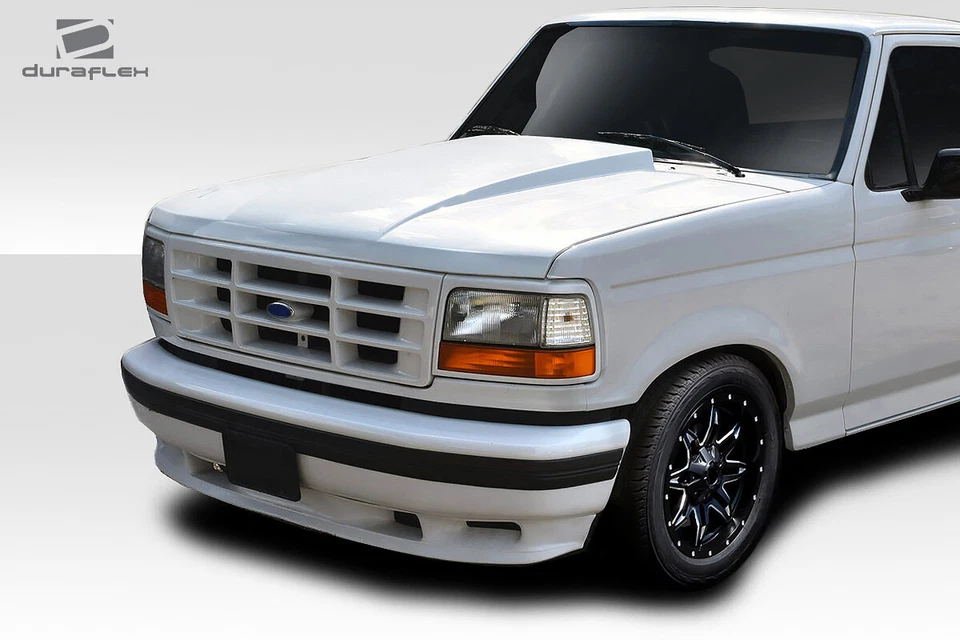 For 1992-1996 F-150 / Bronco Duraflex Cowl Hood - 1 Piece Foto 2 de 4