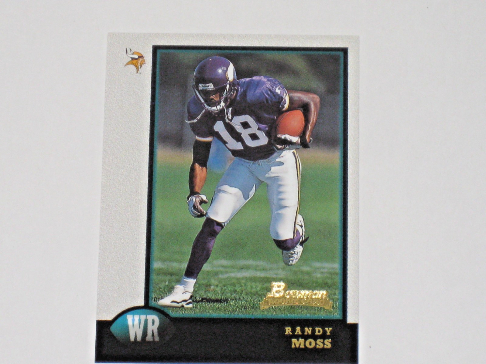 1998 Bowman - Randy Moss #182--Rookie Card
