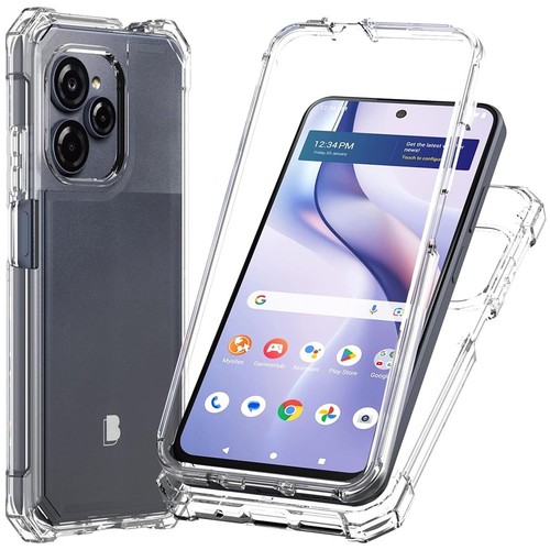 For BLU View Speed Ultra 5G Case 2 Layer Protection Corners TPU Bumper Cover - Picture 2 of 38