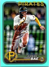 2024 Topps #160 Ji Hwan Bae Aqua
