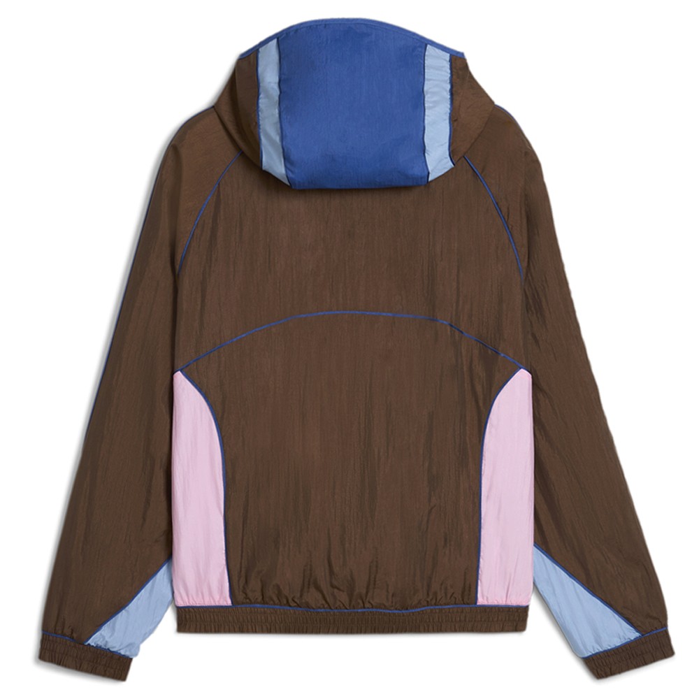 PUMA Hoops X Kidsuper HalfZip Track Jacket Mens Brown Casual