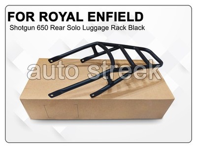 Passend Für Royal Enfield Shotgun 650 Hinteres Solo Gepäckträger Schwarz