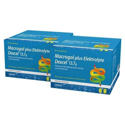 Macrogol plus Elektrolyte Dexcel 13,7 g Ple · 100 St · PZN 17620959