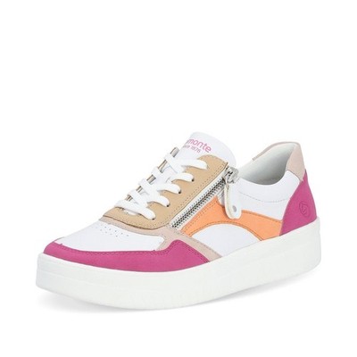 Remonte Women's Kendra 01 Casual Lace up Sneaker White Combination Size 6-6.5/37