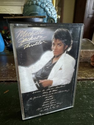 Vintage Michael Jackson Thriller Cassette Epic 1982