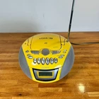 Vintage Sony CFD-E75 CD AM/FM Radio Cassette Boom Box Sphere Yellow PARTS only