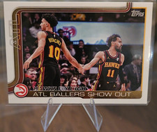 Topps 2025-26 Trae Young Zaccharie Risacher Atlanta Hawks NBA Basketball #282