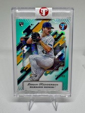 2025 Topps Pristine Logan Henderson #221 Rookie RC Aqua Pulsar Refractor /199