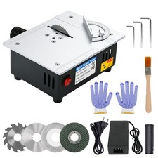 Mini sega circolare da tavolo, 96 W, multifunzione, con 4 lame, di precisione, 7
