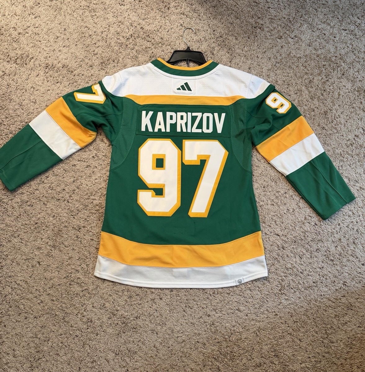 Adidas Authentic Kirill Kaprizov Minnesota Wild Reverse Retro