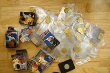 MLB Baseball Trading Cards & Metal Coins Dealer Bulk Lot 1997 Pinnacle Mint