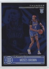 2020 Panini Illusions Rookies Trophy Collection Sapphire Moses Brown #185 0o6v